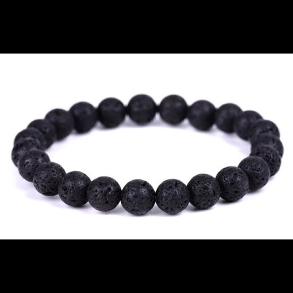 Set of (3) Lava Rock Essential Oil Diffuser Bracelets - Picture 11 of 14